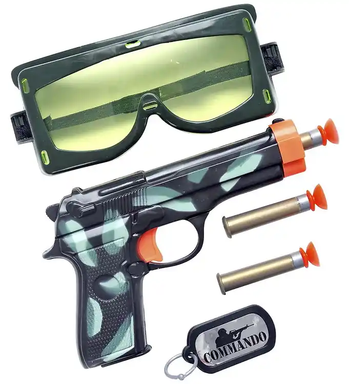 Smiffys Speelgoed - Militaire set - 6 Onderdelen Premium
