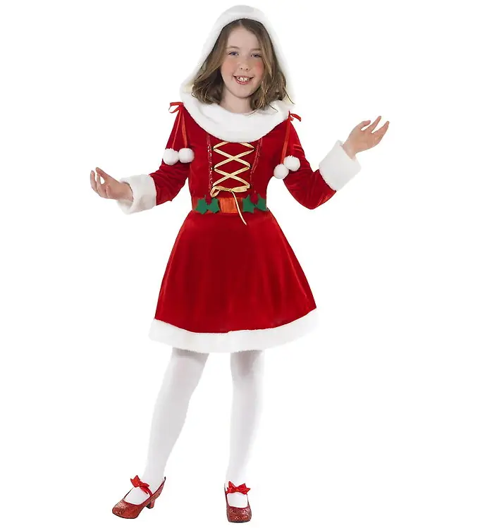 Smiffys Verkleedkleren - Kleine Juffrouw Santa Alleen Vandaag