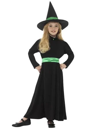 Smiffys Verkleedkleren - Boze Heks - Zwart/Groen Bestel Nu