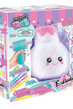 Airbrush Plush Knuffel - 18 cm - Food'Tastic - Zacht Aanbieding