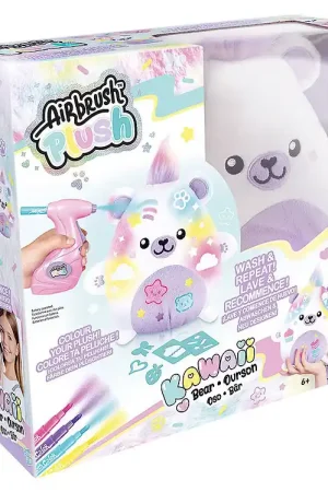 Aanbieding Airbrush Plush Knuffel - 23 cm - Kawaii Bear