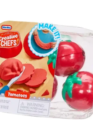 Alleen Vandaag Little Tikes Kinetisch zand - Creatieve koks - Mand met tomaten