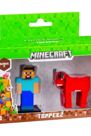 Actieprijs Minecraft Speelgoedfiguren - 3D - 2-pack - Assorti