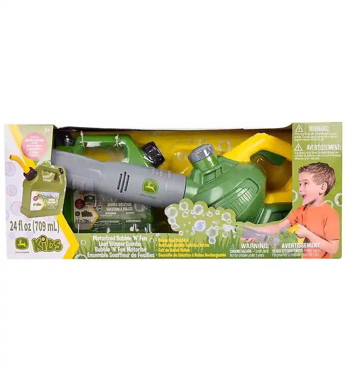 John Deere Bubbel Machine - 36 cm - Bladblazer & Refill Uitverkoop