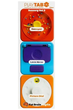 Fat Brain Activiteitenspeelgoed - Play Tab - Sensorische set 3 Finale Uitverkoop