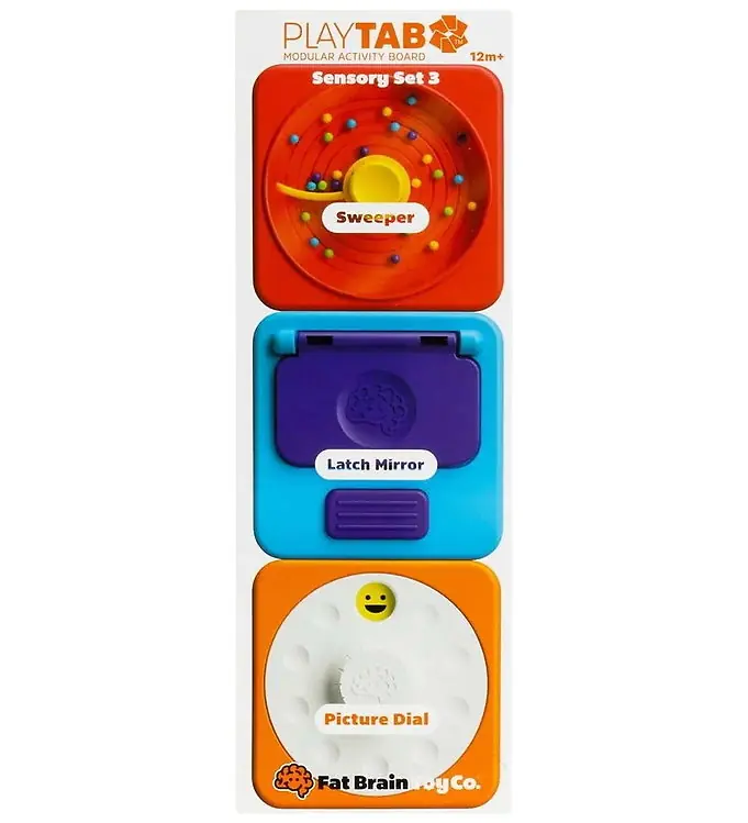 Fat Brain Activiteitenspeelgoed - Play Tab - Sensorische set 3 Finale Uitverkoop