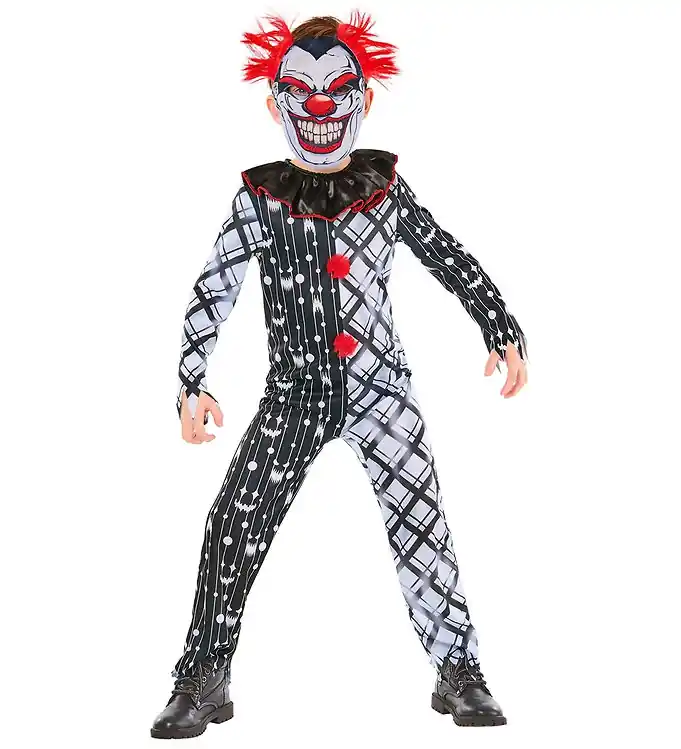 Rubies Verkleedkleren - Monochroom Sinistere Clown Meest Verkocht