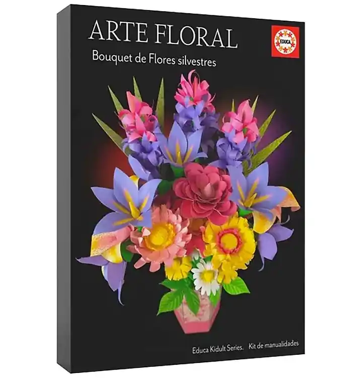 Aanbieding Educa Creatieve Speelset - Floral Art - Boeket van Wild Bloemen