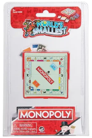 Finale Uitverkoop 's Werelds kleinste Speelgoed - Monopoly