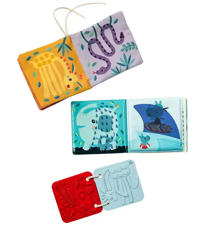 Favoriet Lilliputiens Sensorische boeken - 3-pack - Jack