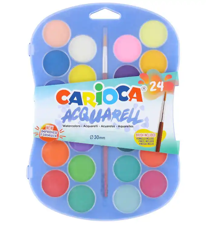 Veilige Betaling Carioca Waterverf - 24 Kleuren