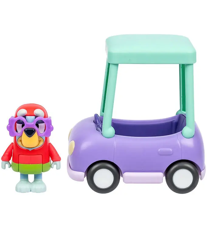 Populair Bluey Auto m. Figuur - Janet