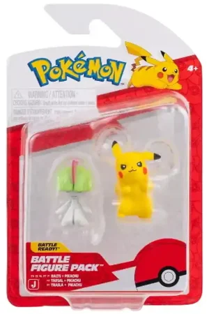 Korting Pokémon Speelfiguren - Battle Figure - Ralts/Pikachu