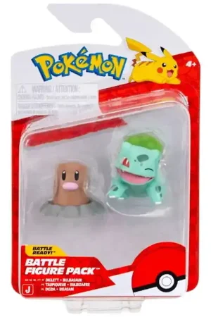 Laatste Kans Pokémon Speelfiguren - Battle Figure - 2-pack - Diglett/Bulbasau