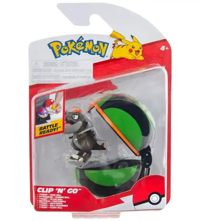 Pokémon Figuur - Clip 'N' GO - Tyrunt m. Dusk Ball Fabrieksprijs