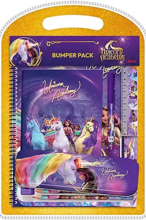 Unicorn Academy Pennenset - 12 Onderdelen - Bumperset Actieprijs