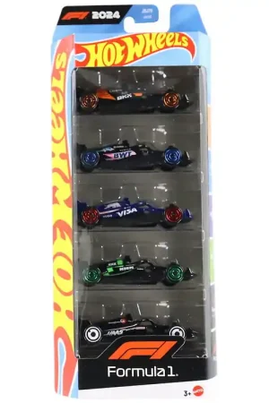 Hot Wheels Auto's - 5-pack - Formule 1 Nieuw