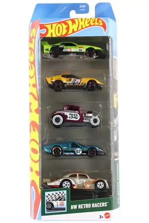 Hot Wheels Auto's - 5-pack - HW Retro Racers Koopje