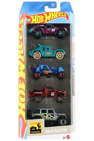 Hot Wheels Auto's - 5-pack - Baja Blazers Beperkte Voorraad