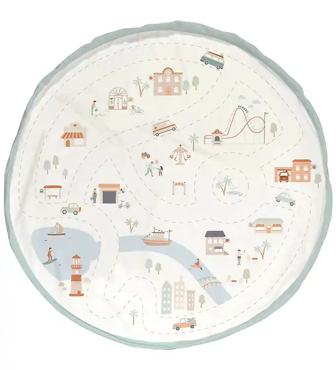 Play&Go Speelmat - 140 cm - 2-in-1 - City Beperkt Aanbod