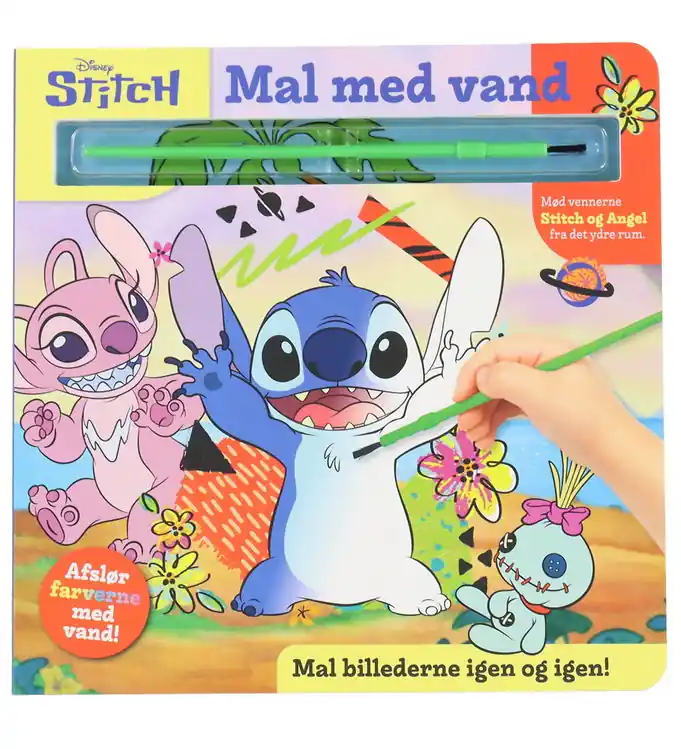 Alvilda Kleurboek - Schilderen met water - Disney Stitch - NL Lage Prijs