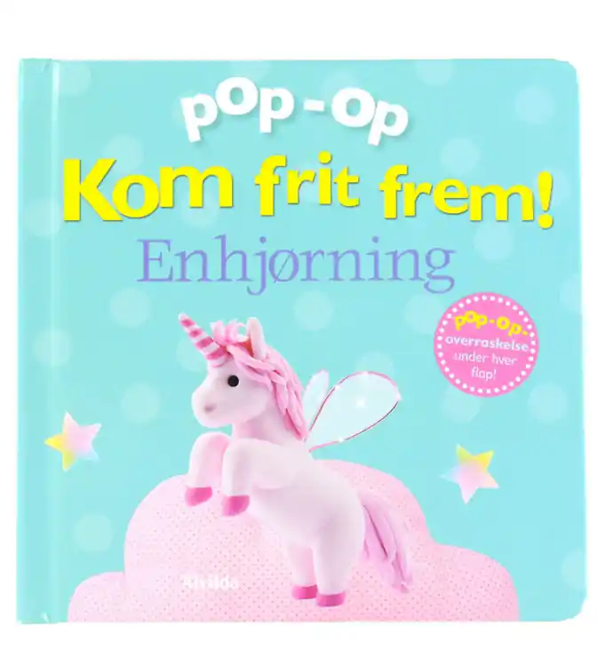 Alvilda Boek - Pop-op - Kom Vrij - Eenhoorn - NL Hoge Kwaliteit