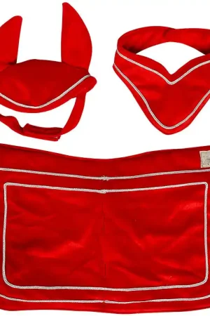 by ASTRUP Wedstrijdset voor gekke paarden - Rood Alleen Vandaag