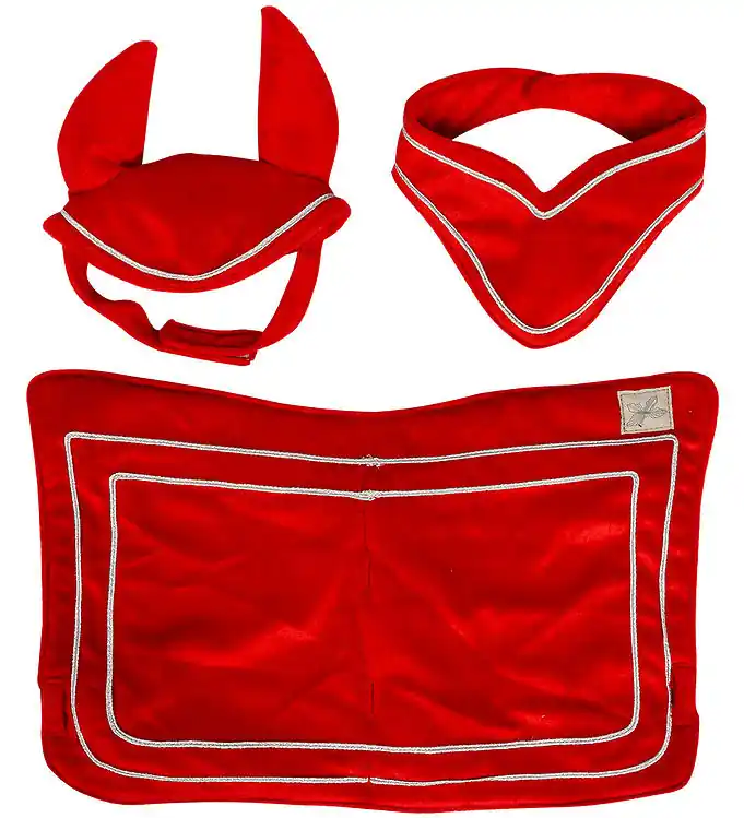 by ASTRUP Wedstrijdset voor gekke paarden - Rood Alleen Vandaag