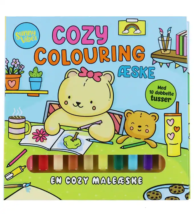 Uitverkoop Forlaget Tukan Kleurboek - Cozy Kleuren - Sunny Vibes - DA
