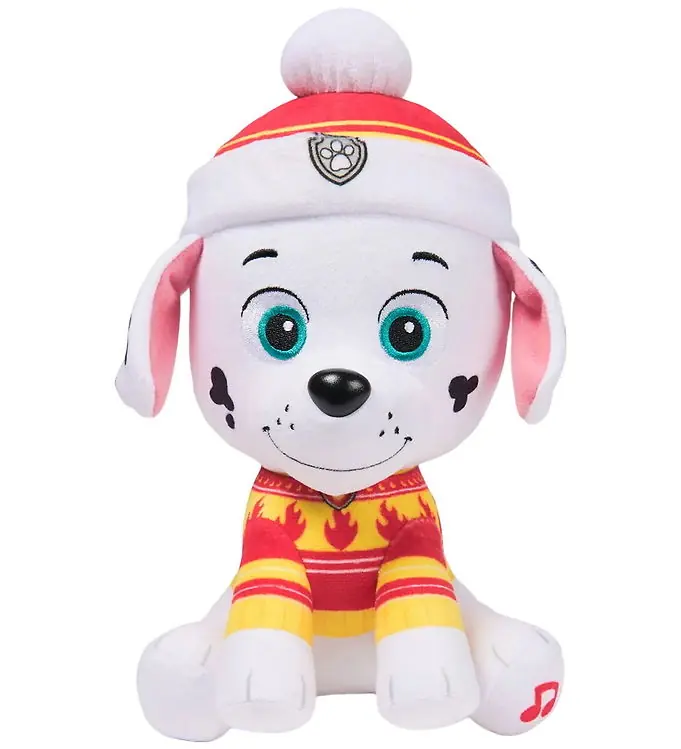 Direct Verzonden Paw Patrol Knuffel m. Muziek - Holiday Music - 20 cm - Marshall
