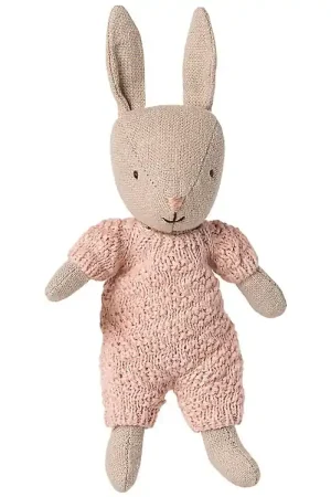 Aanbieding Maileg Hare - Micro - Gehaakt Kostuum - Waar/Roze