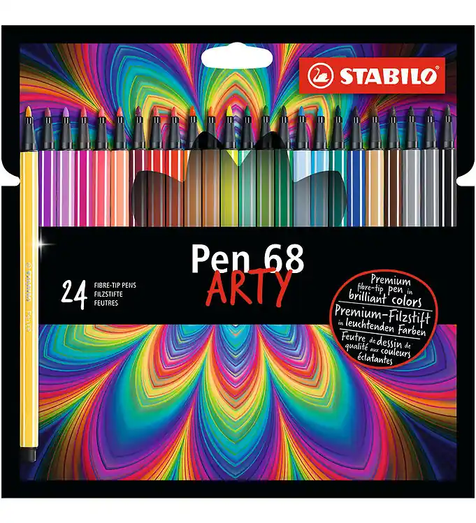 Stabilo Markers - Pen 68 Arty - 24 st. - Multicolour Superprijs