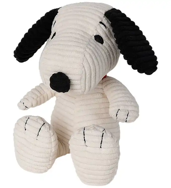 Hoge Kwaliteit Bon Ton Toys Knuffel - 19 cm - Snoopy ECO Corduroy - Cream - Pin