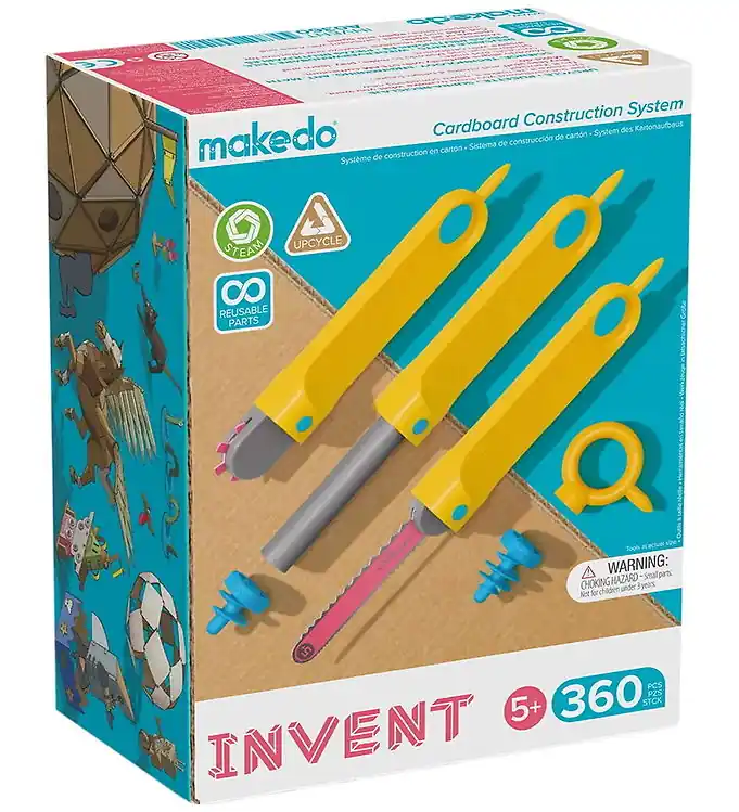 Seizoensaanbieding MakeDo Gereedschap voor karton - Uitvinden - 360 Onderdelen