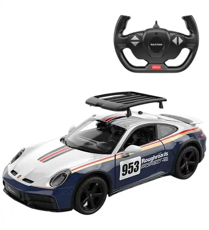 Goedkoop Rastar Op afstand bestuurbaar Auto - Porsche 911 Dakar - 1:14