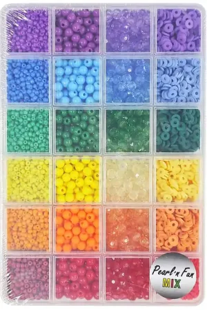 Meest Verkocht Pearl N Fun Kralen - Sieraden - Regenboogkleuren