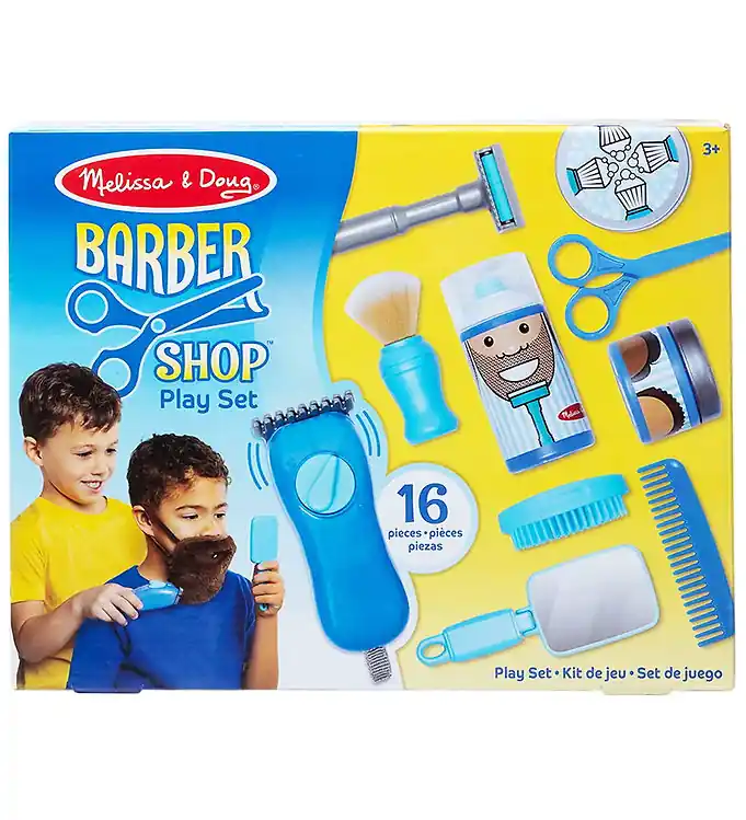 Lage Prijs Melissa & Doug Kapperszaak - 16 Onderdelen - Blauw