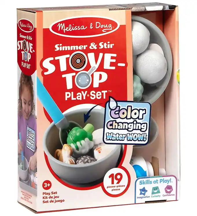 Melissa & Doug Speelgoedeten - 19 Onderdelen - Kookplaat Alleen Vandaag