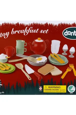 Betaalbaar Dantoy Ontbijtset - Kerstmis - 32 Onderdelen