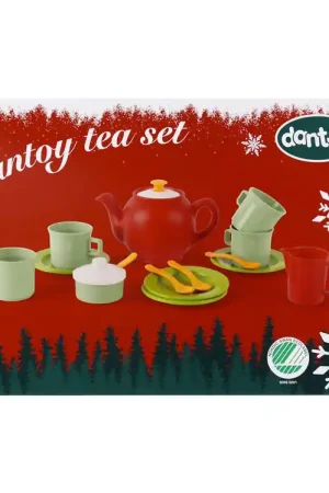 Nieuw Dantoy Theeset - Kerstmis - 17 Onderdelen