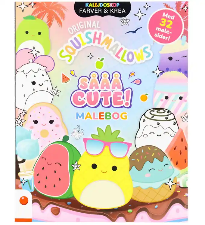 Forlaget Bolden Kleurboek - Zo schattig! - Original Squishmallow Beperkt Aanbod