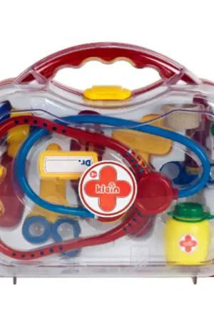 Klein Medische koffer m. 10 Onderdelen - 26x23 cm - Multicolour Koopje