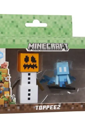 Minecraft Speelgoedfiguren - 3D - 2-pack - Snow Golem/Allay Gratis Retour
