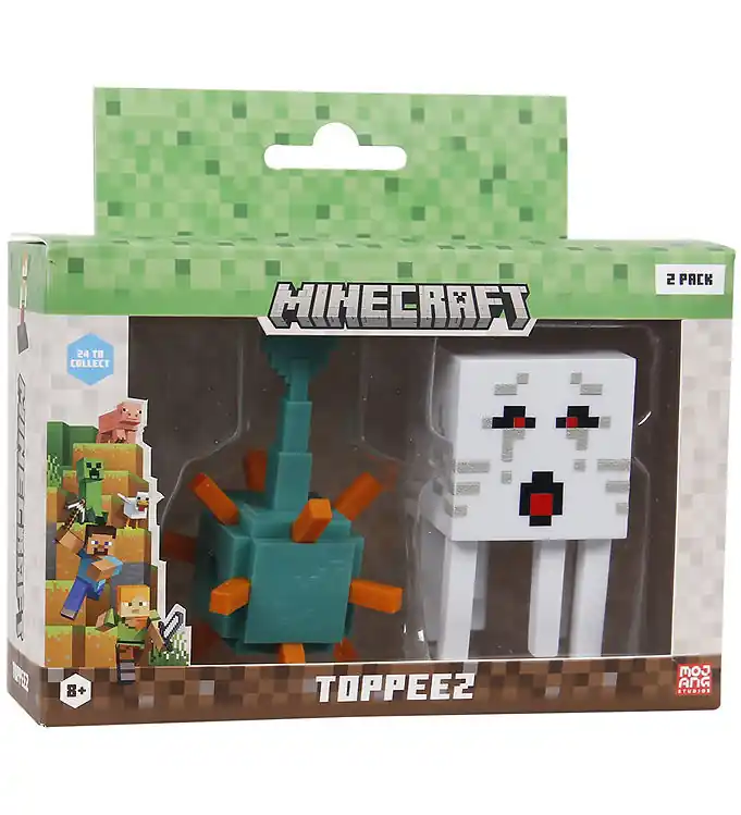 Beperkte Voorraad Minecraft Speelgoedfiguren - 3D - 2-pack - Guardian/Ghast