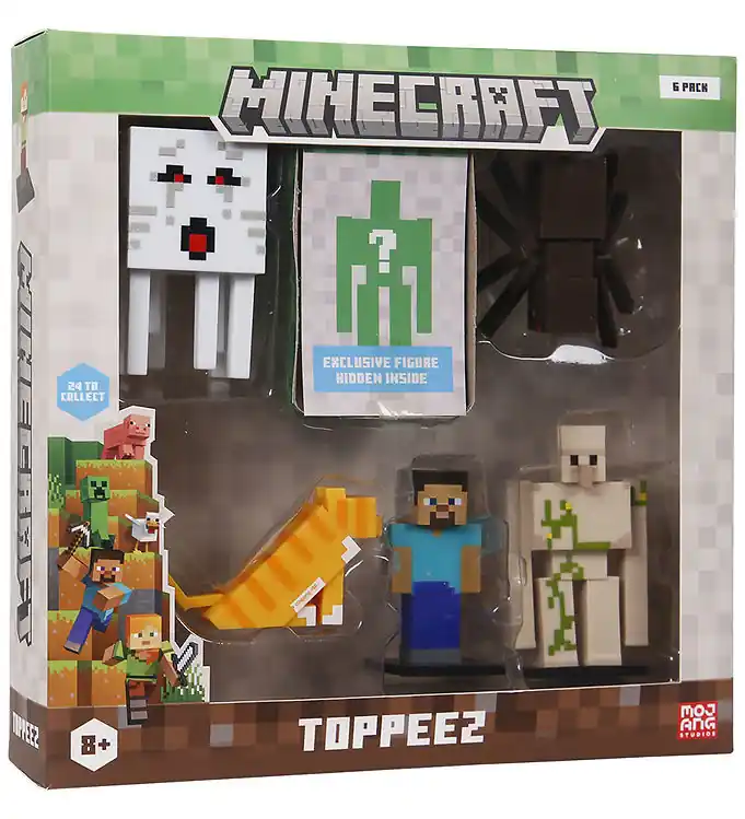 Nu Kopen Minecraft Speelgoedfiguren - 3D - 6-pack