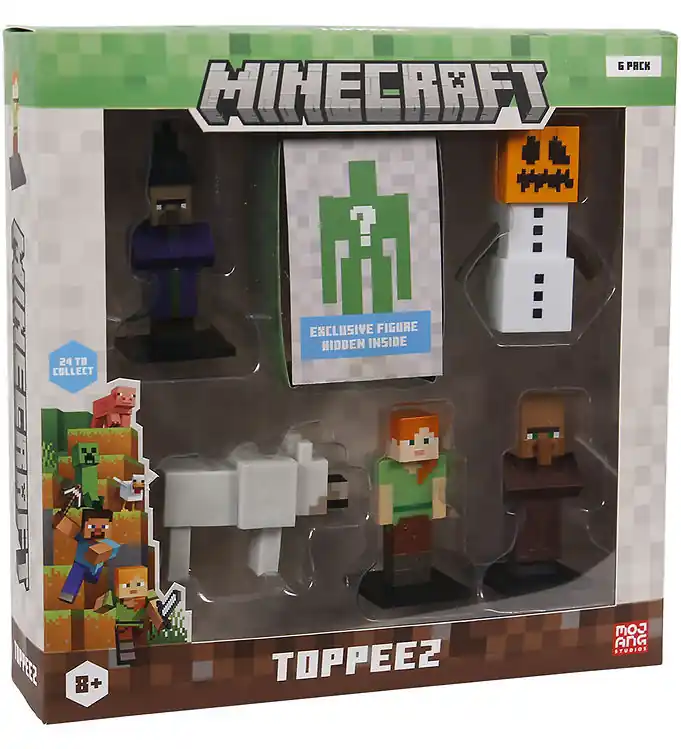 Lage Kosten Minecraft Speelgoedfiguren - 3D - 6-pack
