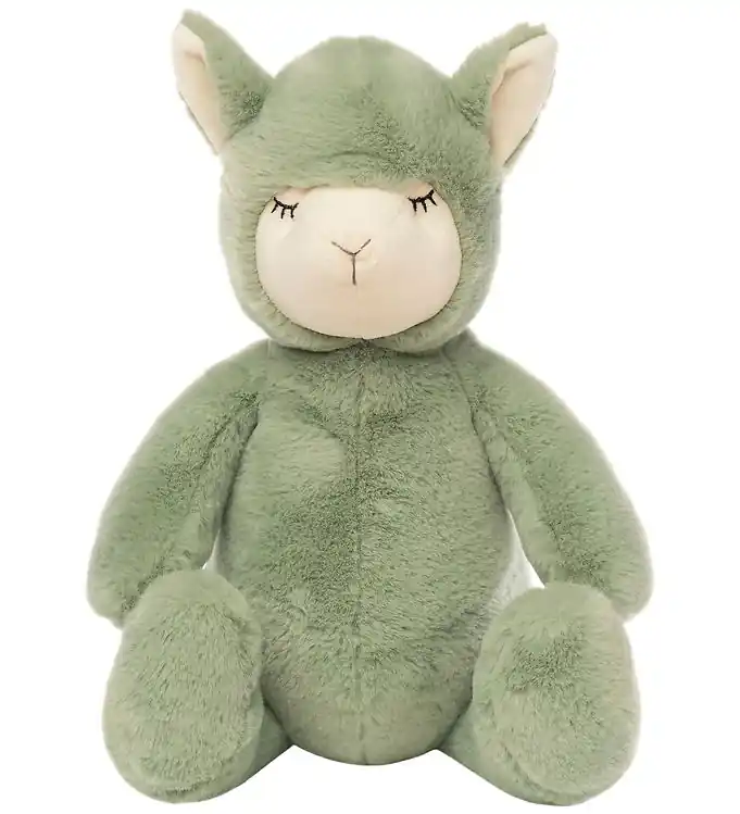 NatureZoo Knuffel - 45 cm - Lama - Dusty Groen Exclusieve Aanbieding
