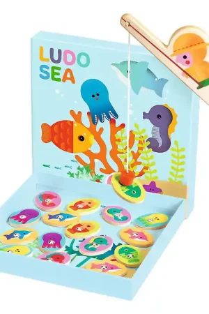Aanbieding Djeco Speelset - Hout - 4 st. - De Zee
