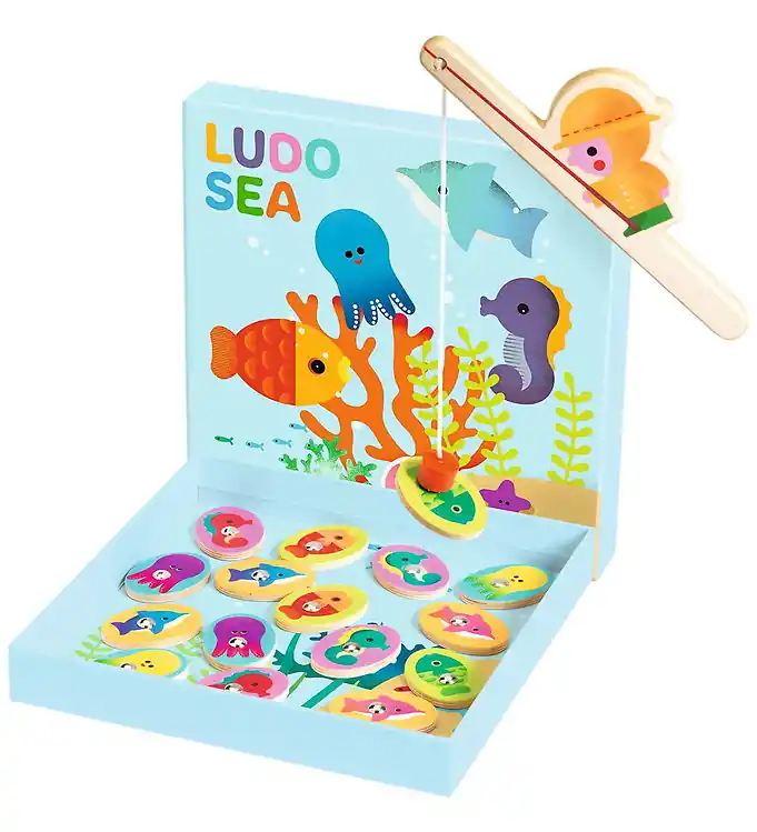 Aanbieding Djeco Speelset - Hout - 4 st. - De Zee