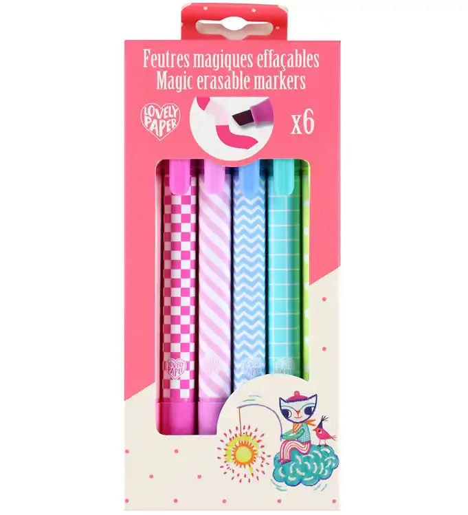 Djeco Magische Markers - 6 st. - Pastel Rechtstreeks Van De Fabrikant